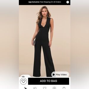 Lulus Elegant Black Jumpsuit